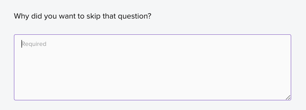 Free Response allow you to track whether customers are in alignment with hunches. 