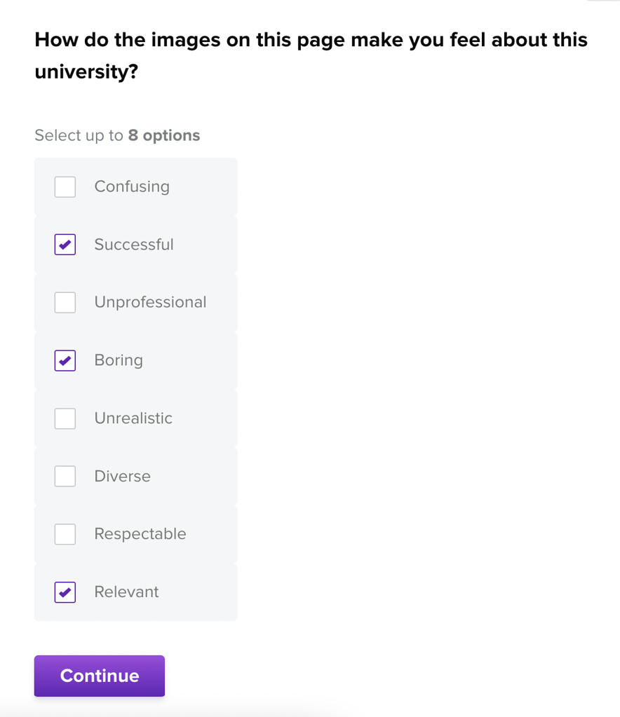 Multiple choice questions allow for multiple feedback points. 