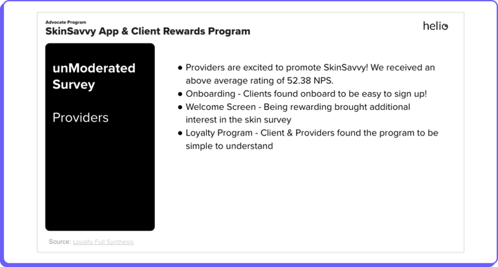 Provider insights found from pilot program 