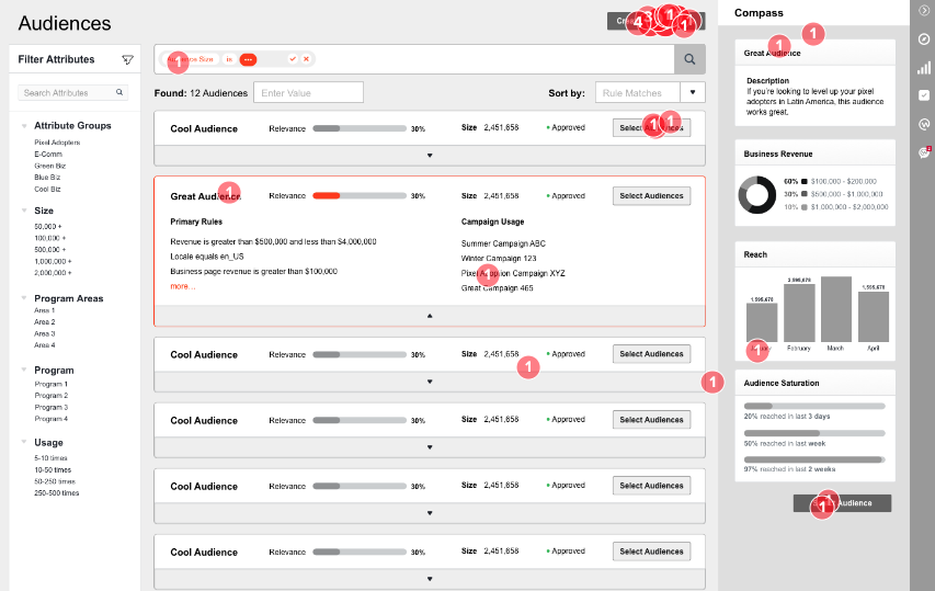 Wireframe interaction testing