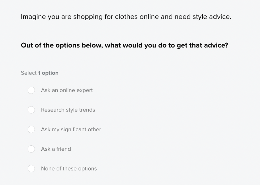 Action map test method