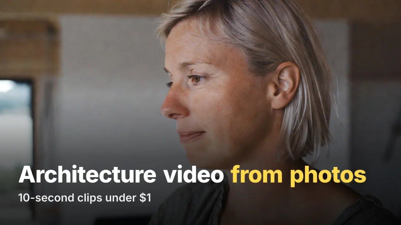 Architekturvideo: aus Fotos, unter 1 $