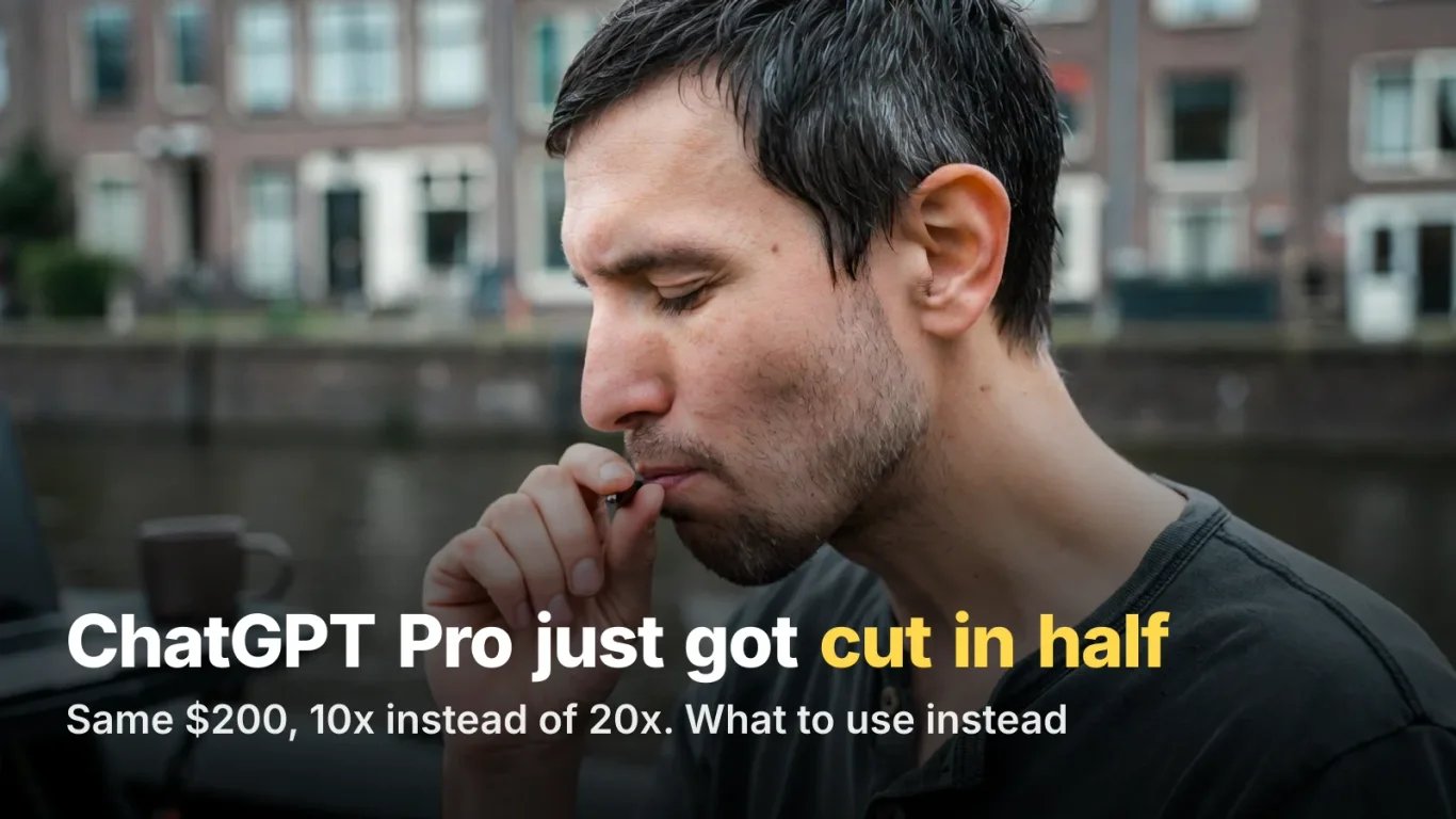 ChatGPT Pro, halbiert: was Sie stattdessen nutzen