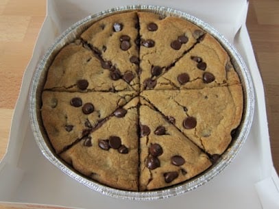 Chocolate Chip Pizza Cookie