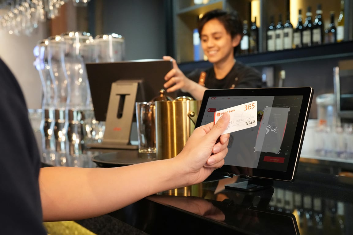 Profit Margin POS in use