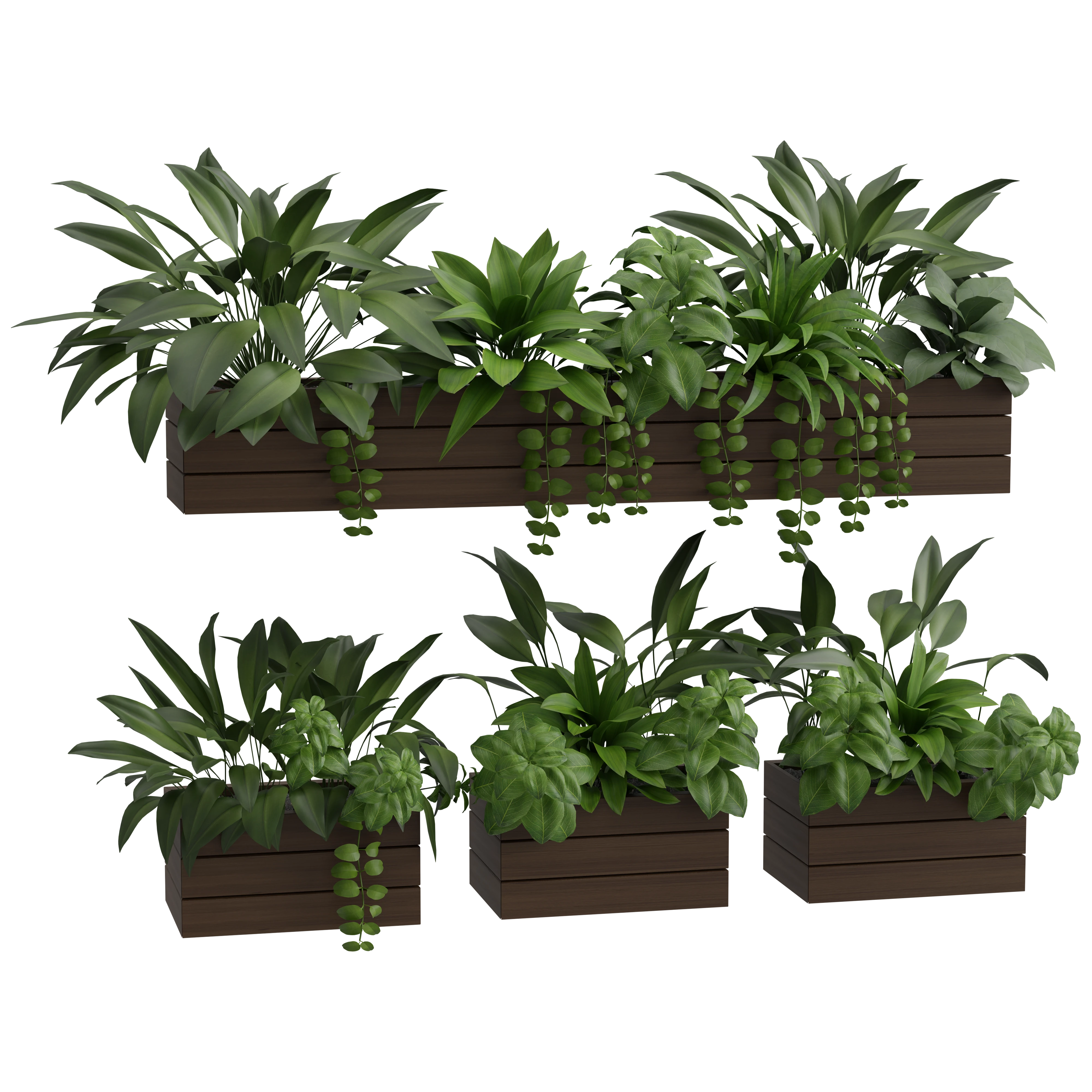 Hanging Pots 3D Model - A23D