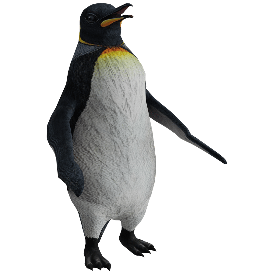 Emperor Penguin 3D Model - A23D
