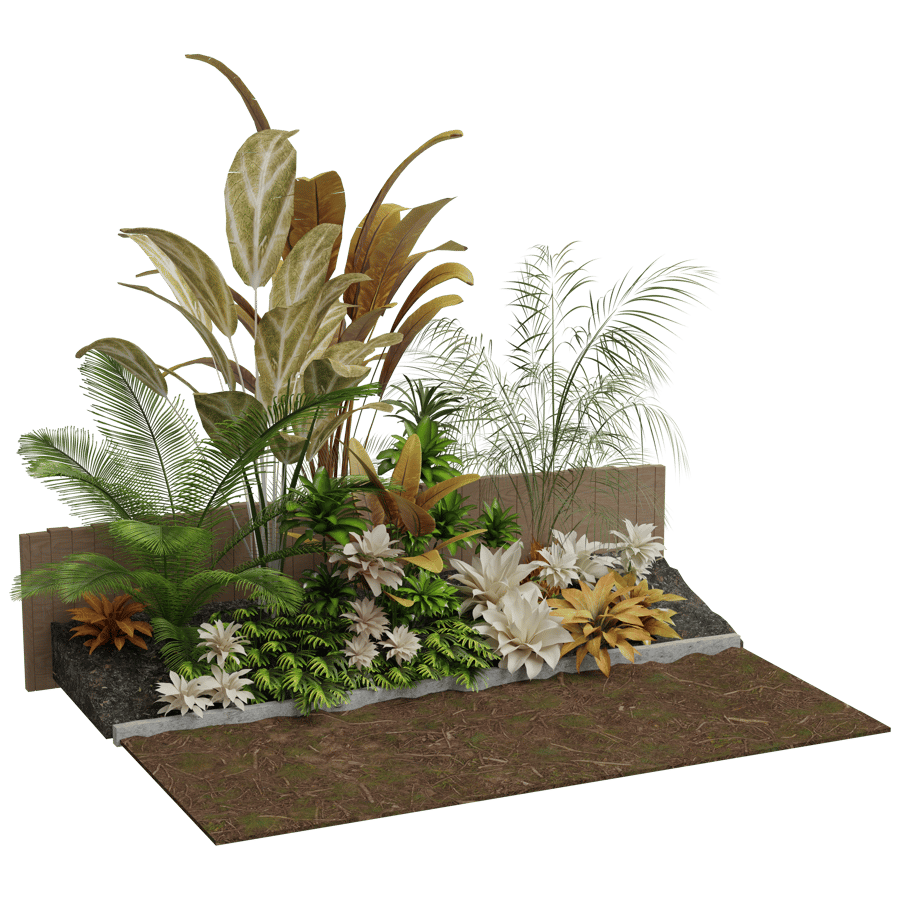 Tropical Plants 3D Model - A23D