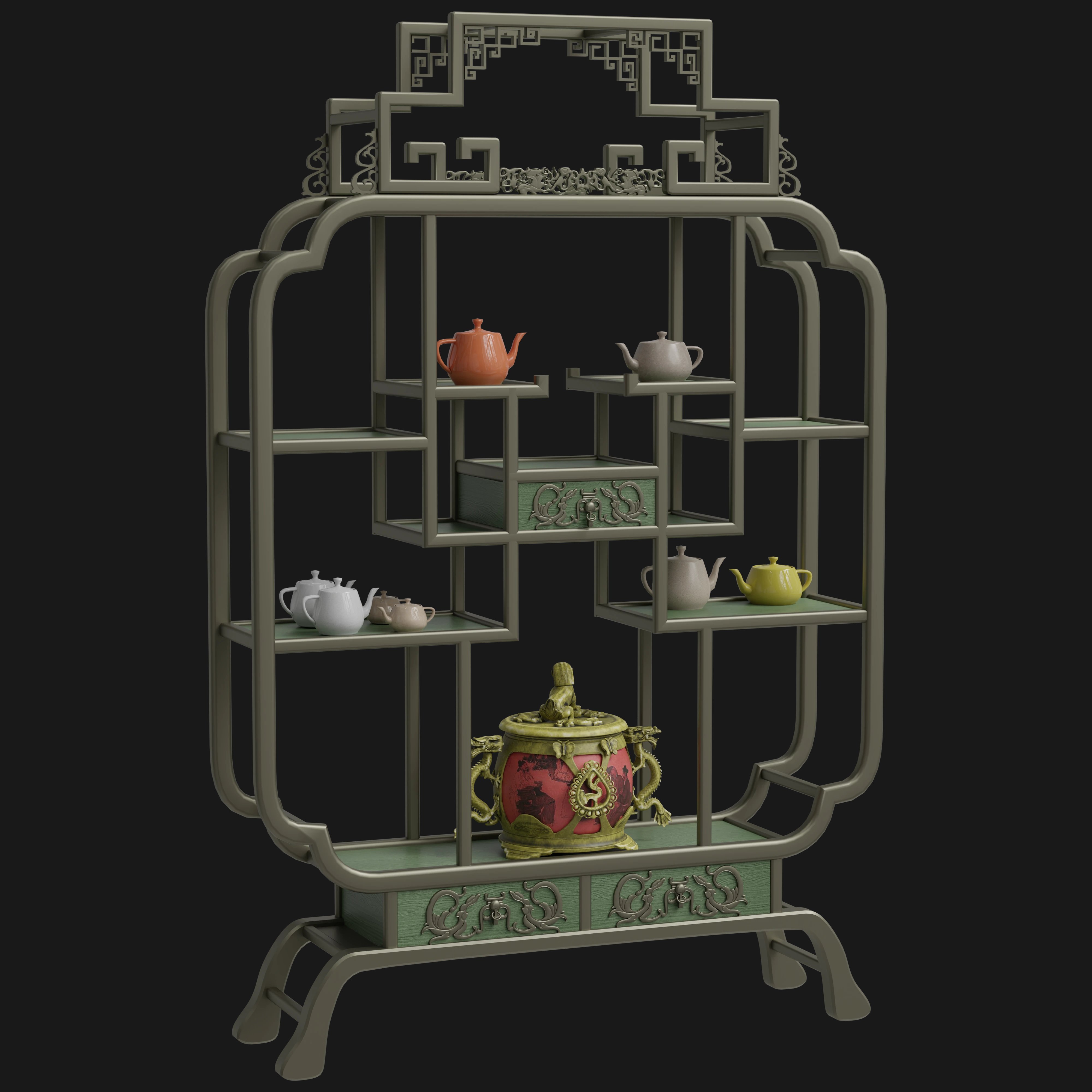 Shelf & Rack 3D Model - A23D