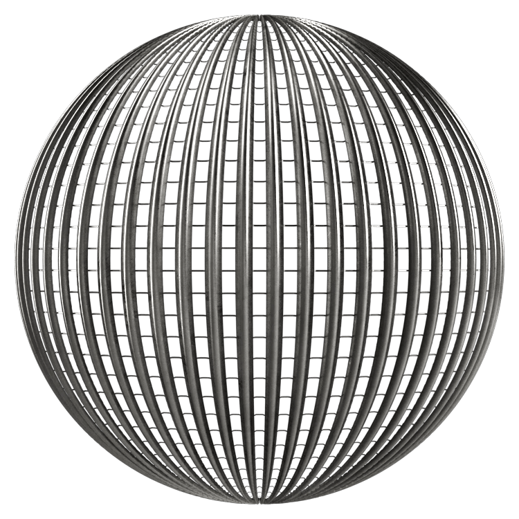 Metal Grille PBR Texture - A23D