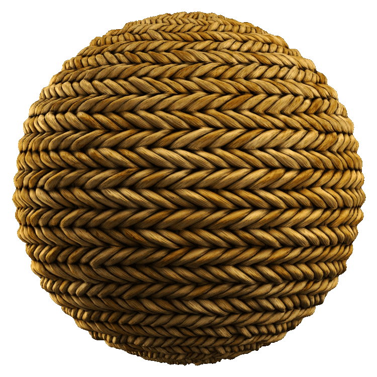 Wicker PBR Texture - A23D