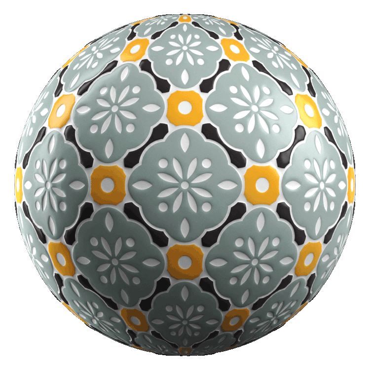 3D Printed Surface PBR Texture - A23D