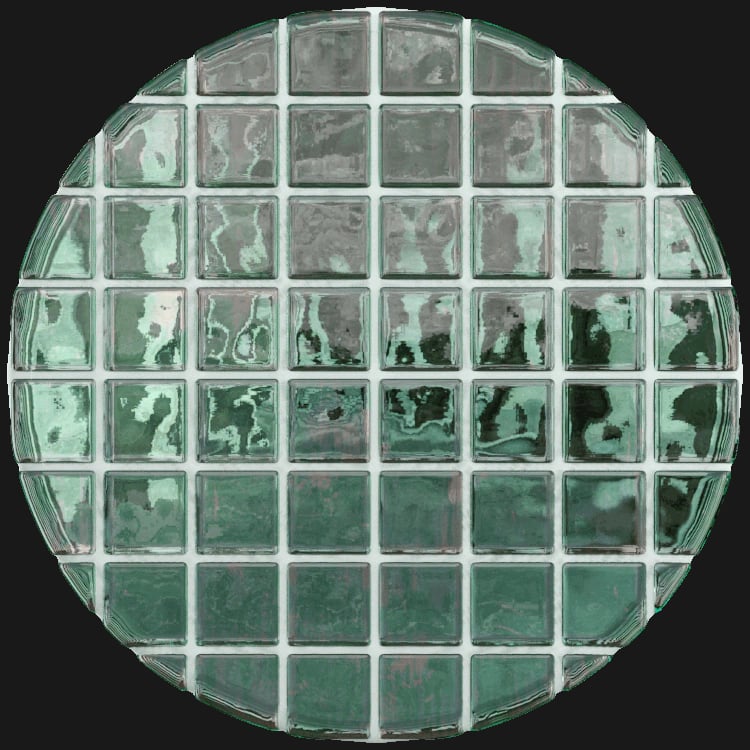 Patterned Glass Blocks PBR Texture - A23D
