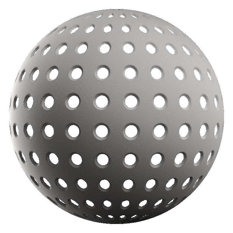 Perforated Rubber Sheet PBR Texture A23D
