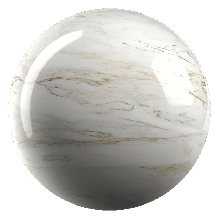 Glossy Marble Surface PBR Texture - A23D