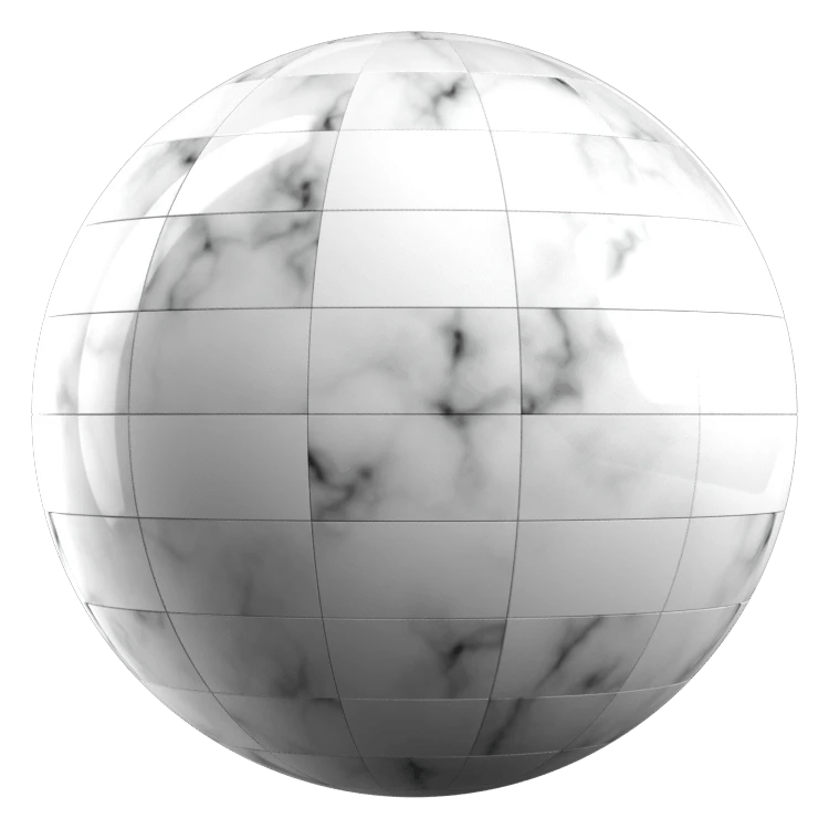 Marble Pattern Tile PBR Texture - A23D