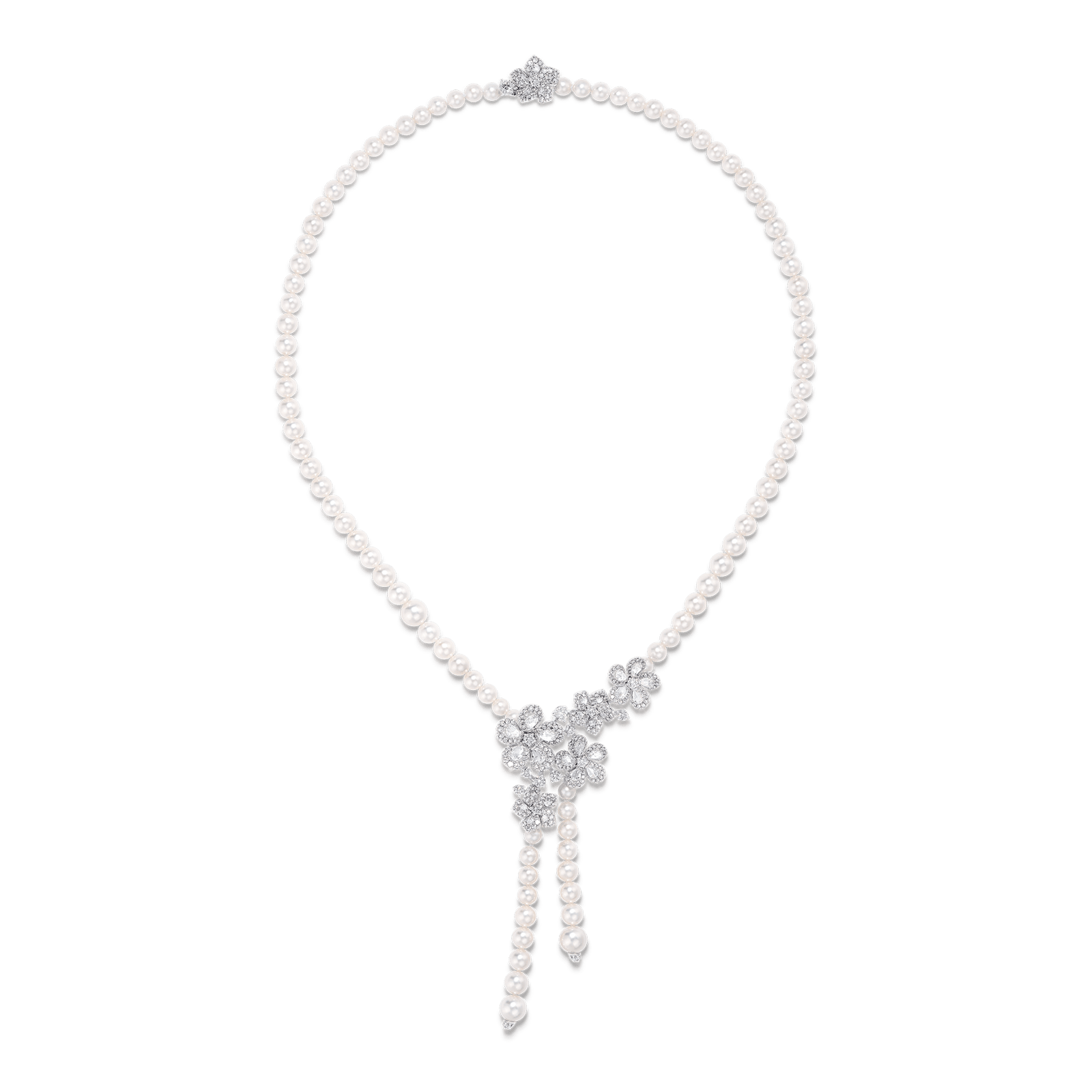 Miss Daisy Pearl Drop Necklace - David Morris