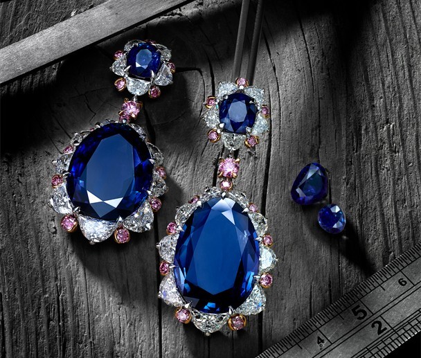 Sapphire earrings