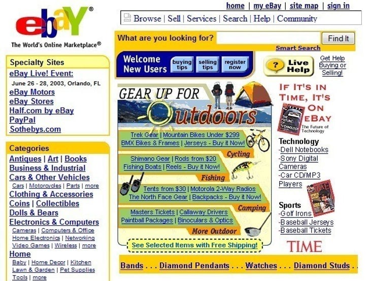 eBay in 1998