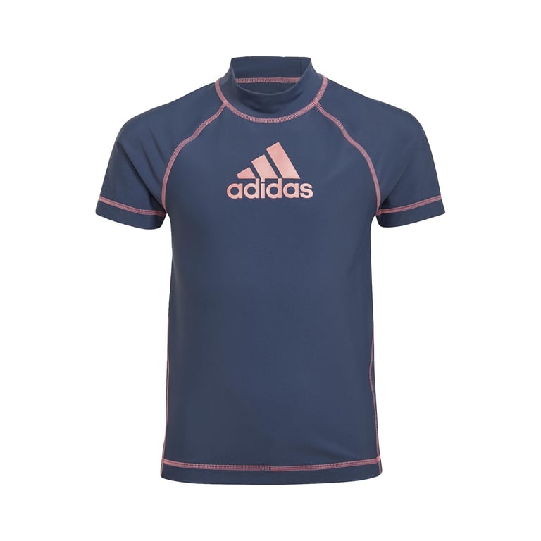 adidas SWIM Short Sleeve Rash Guard blue GH7109