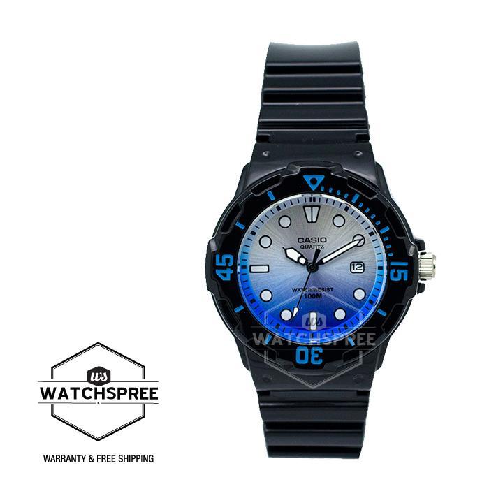[Watchspree] Casio Analog Black Resin Band Watch LRW200H-2E LRW-200H-2E [Kids]