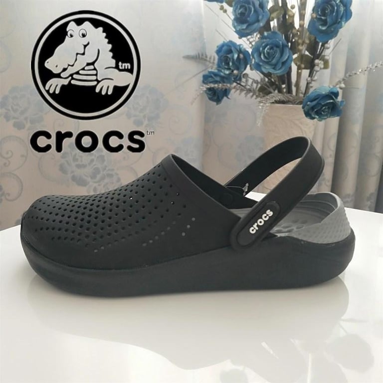 ♂  croc s Hole shoes ins tide sandals men and women summer new couple beach shoes sandals and slippers men