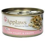 APPLAWS TIN TUNA FILLET WITH PRAWN 70g