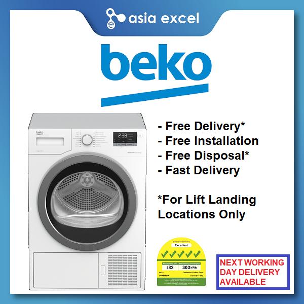 BEKO DHX83420W 8KG FRONT LOAD HEAT PUMP DRYER