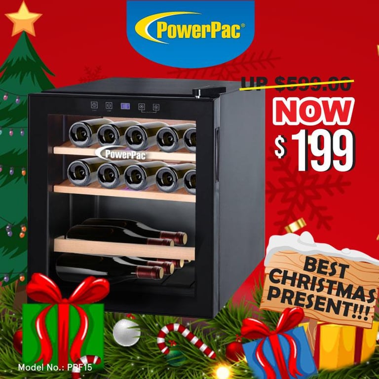 PowerPac Wine Chiller 15 Bottles (PPF15)