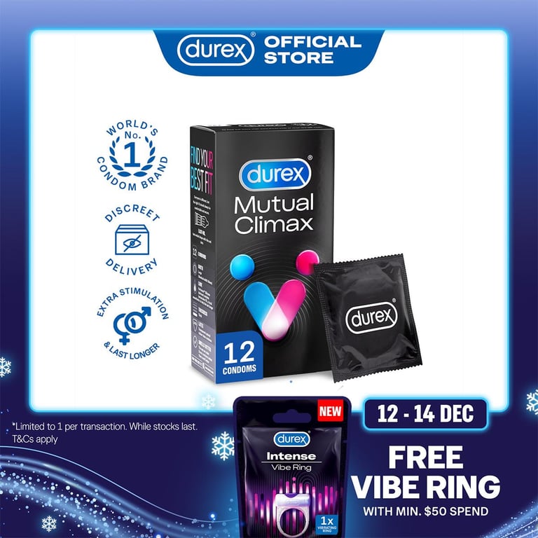 Durex Mutual Climax Condoms 12s