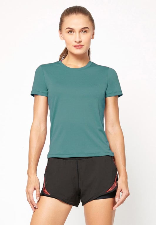 Oversized Solid Colours T-shirt (Heather Green/Grey/Red)