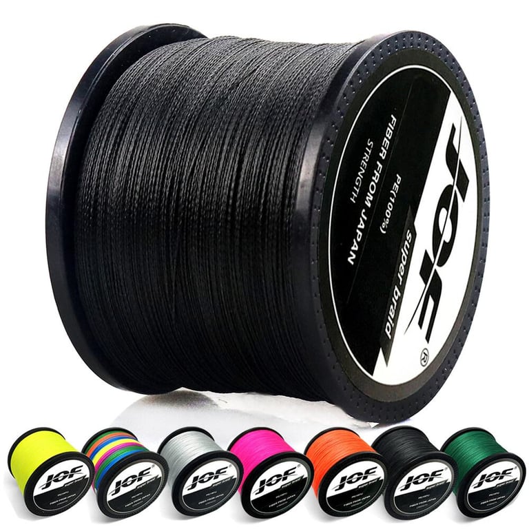 JOF 8 Strands 1000M 500M 300M PE Braided Fishing Line Japan Multicolour Saltwater Fishing Weave Superior Extreme Super Strong