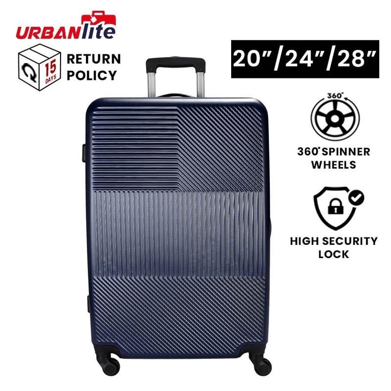 [SG Ready Stock]URBANLite RAY - 20 / 24 / 28 inch 360° Spinner Wheel ABS Hard Case Luggage ULH9917  3 Working Days For Delivery By Universal Traveller