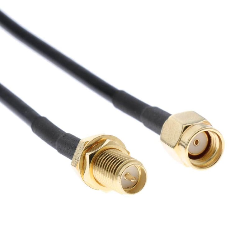 milageto RP SMA Male To Female Extension Coaxial Cable For WiFi Router/Aerial/Antenna
