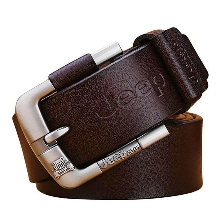 Men Authentic Classic Work Belts, 100% Genuine Leather Casual Belt for Men with Alloy Prong Buckle. Casual, Classic, Elegent, Luxury, Fashion, Business Belts