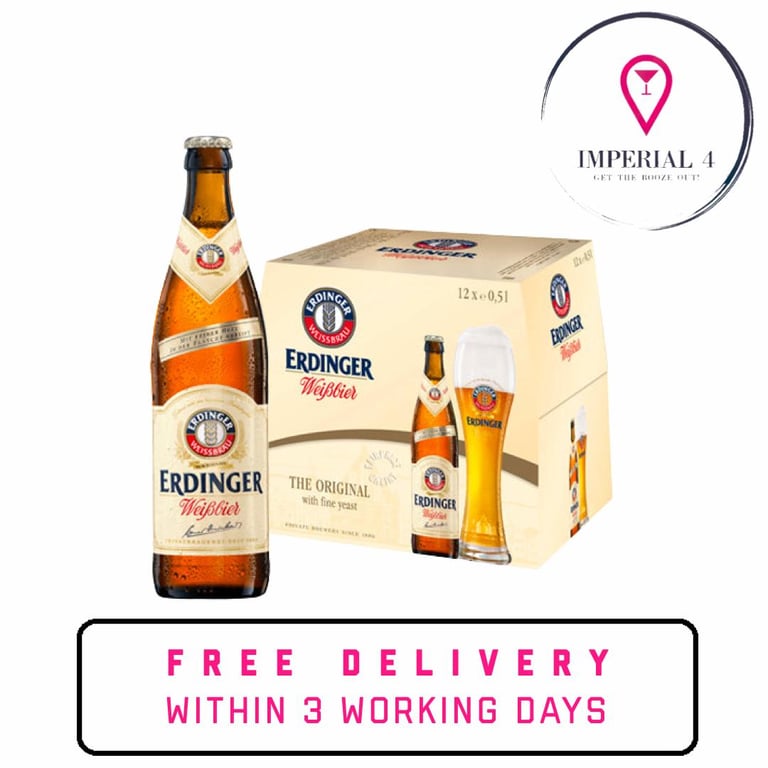 Erdinger Weissbier - 12X500ML (BBD: 06/2023)