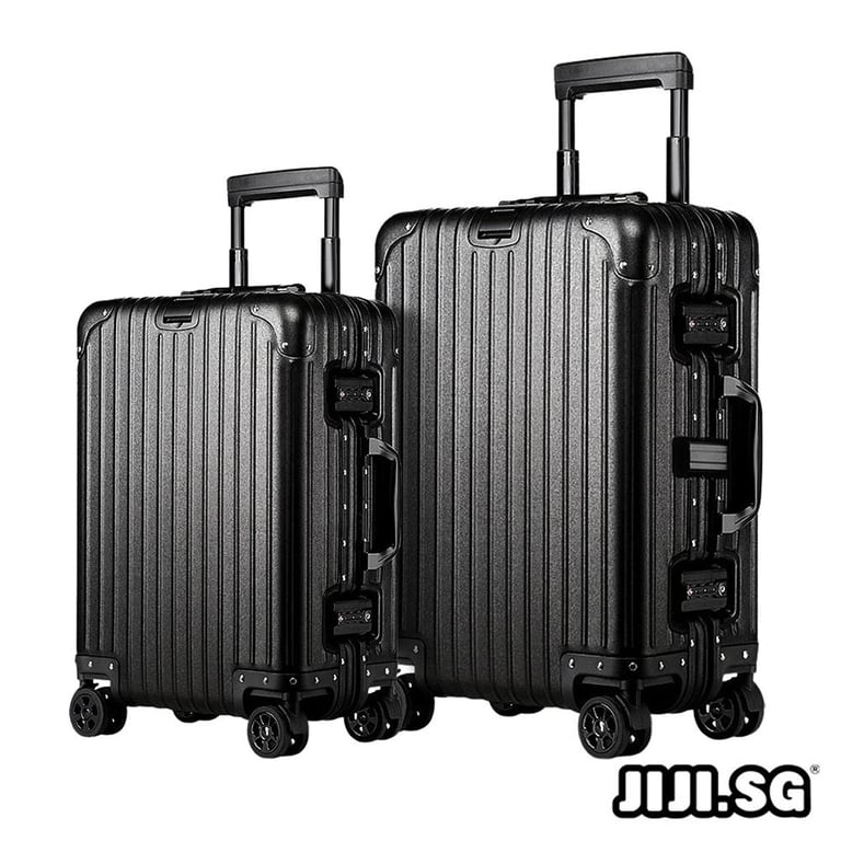 (JIJI SG) MAZON Full Aluminium Magnesium Luggage with TSA Lock - Luggage /  Travel Bag / Case Trolley / Hard Shell