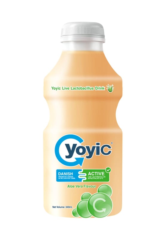 優益C 乳酸菌 (芦荟) YOYI C Cultured Milk Bottle Drink 340ML x 24 Bottle - (Aloe Vera)