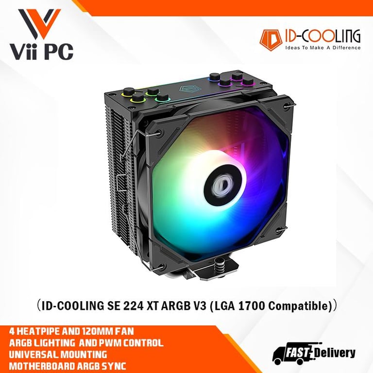 ID-COOLING SE-224-XT ARGB V3 CPU COOLER