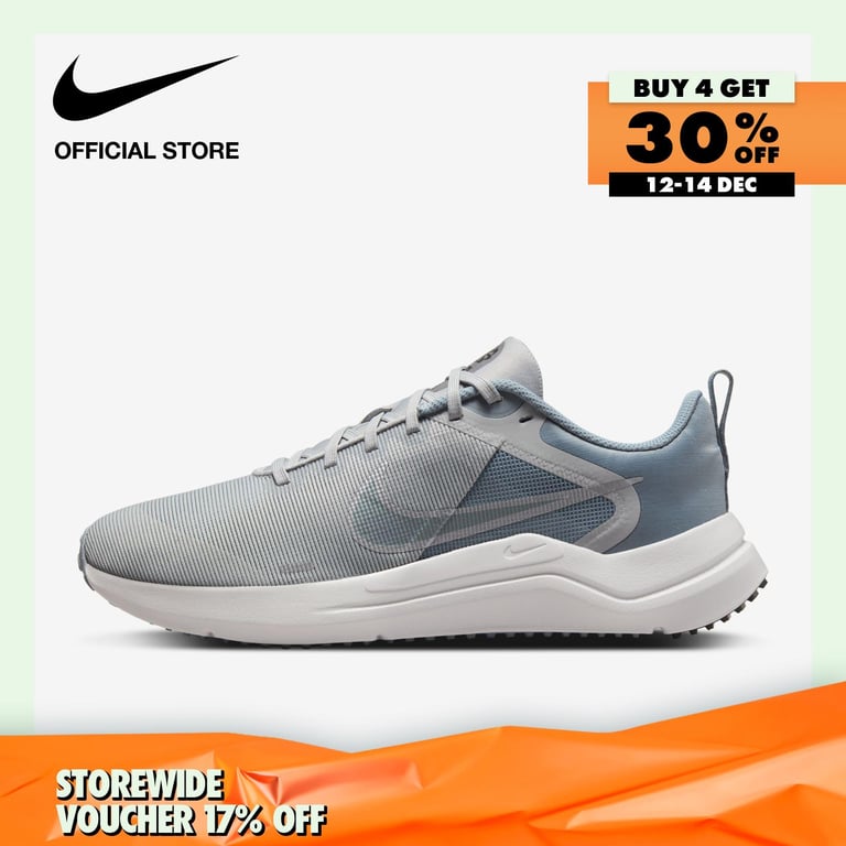 Nike Men's Downshifter 12 Running Shoes - Light Smoke Grey