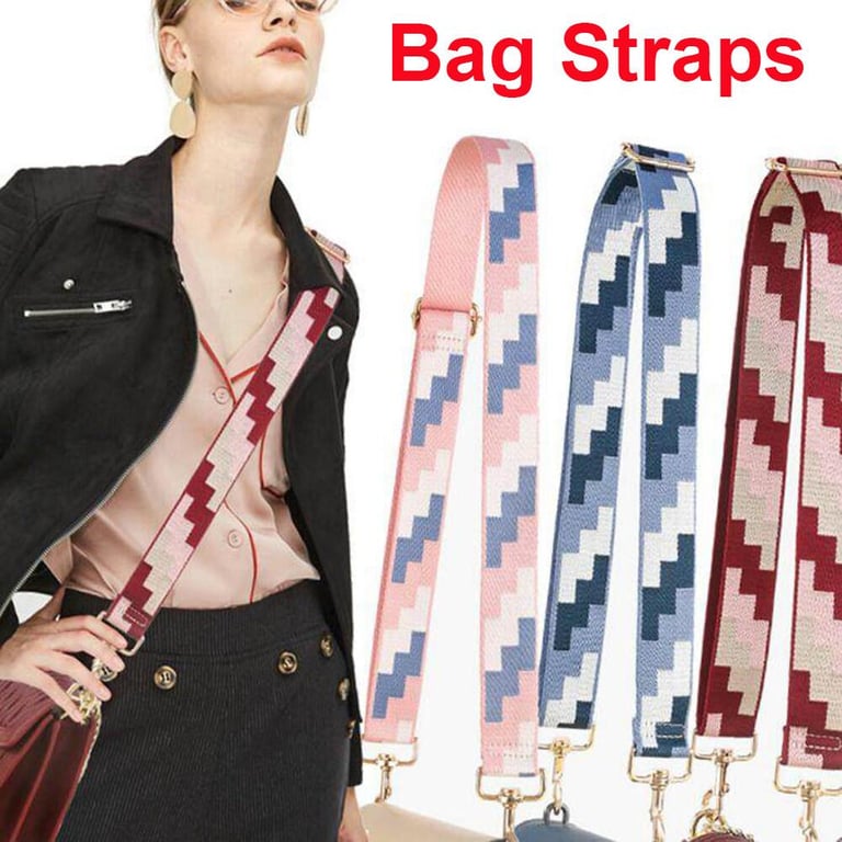 1pc Shoulder Bags Rainbow Belt Canvas Bag Handle Bag Accessories Adjustable Bag Straps Handbag Strap Replacement Strap