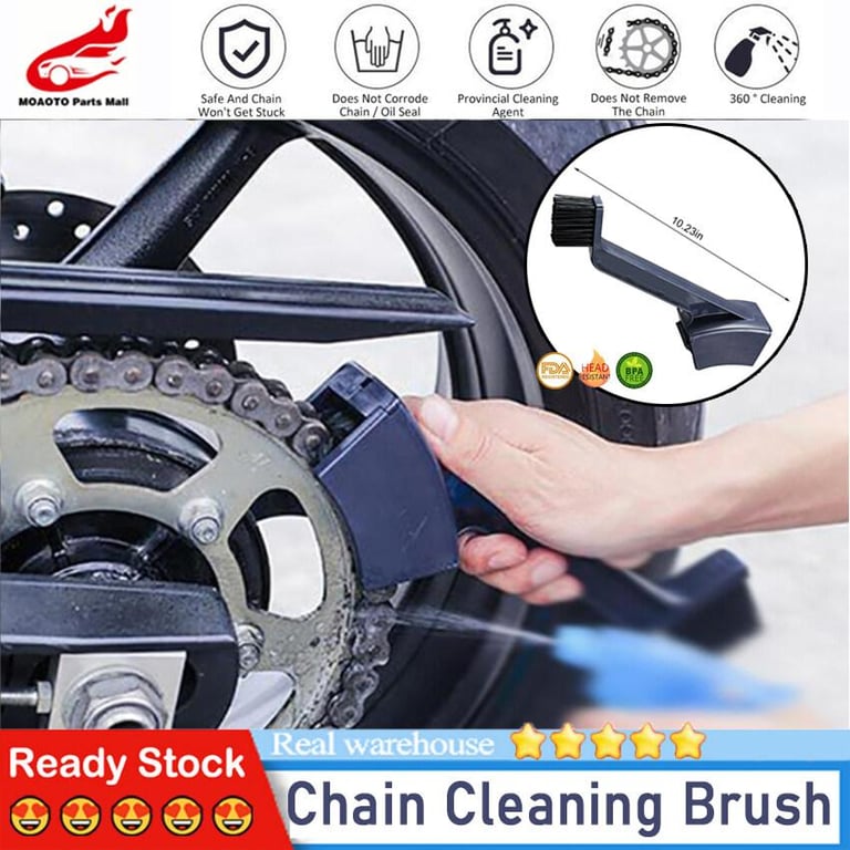 【 In Stock】Sports-OUT Motorcycle Bike Chain Cleaner Cleaning Brush Cycle Brake Dirt Bike Remover Tool