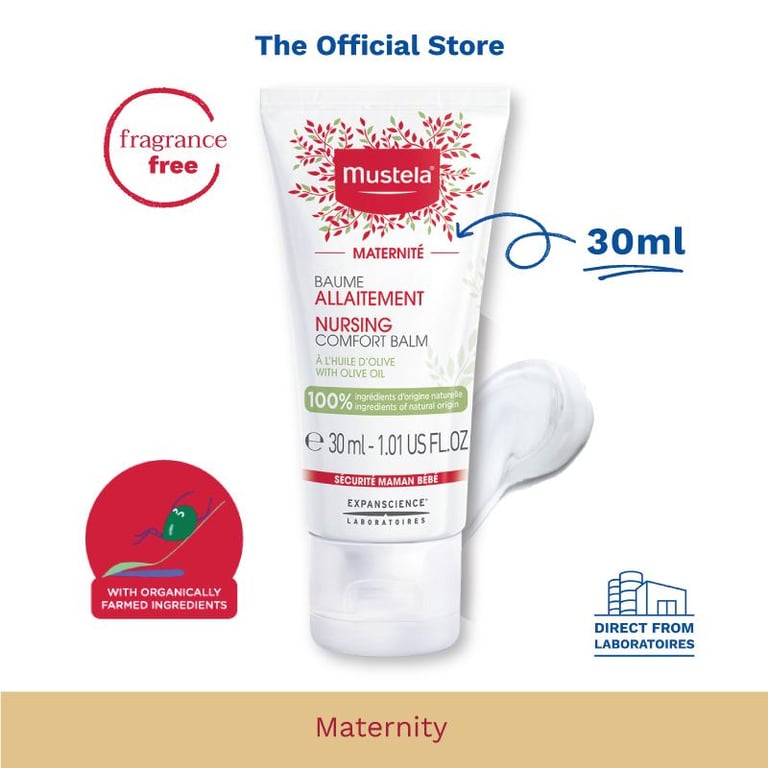 Mustela Maternite Nursing Comfort Balm 30ml for Mums [Breastfeeding Cream](exp 02/2025)