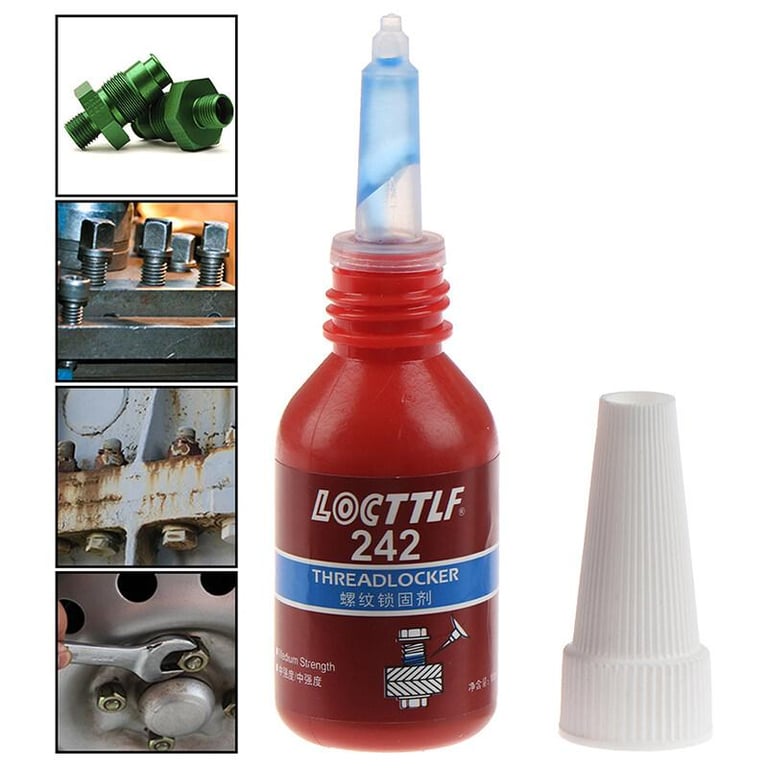 Yksuib  Thread Wire Sealing Anti-corrosion Blue Adhesive 242 Glue Anaerobic Screw Lock