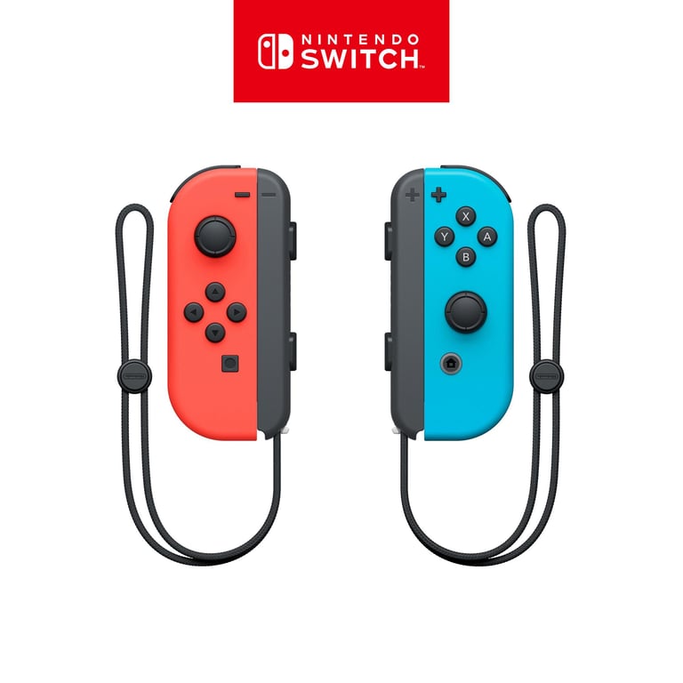 [Nintendo Official Store] Joy-Con (L)/(R) Neon Red / Neon Blue - for Nintendo Switch