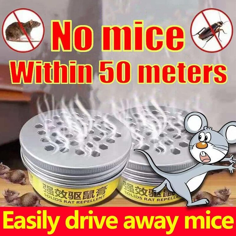 【Buy 1 Free 1】120ML Strong Rat Repellent Gel Deratization Cream Rodent Repellent Natural No Chemical Pest Control Product Garden Household Repellent Cream