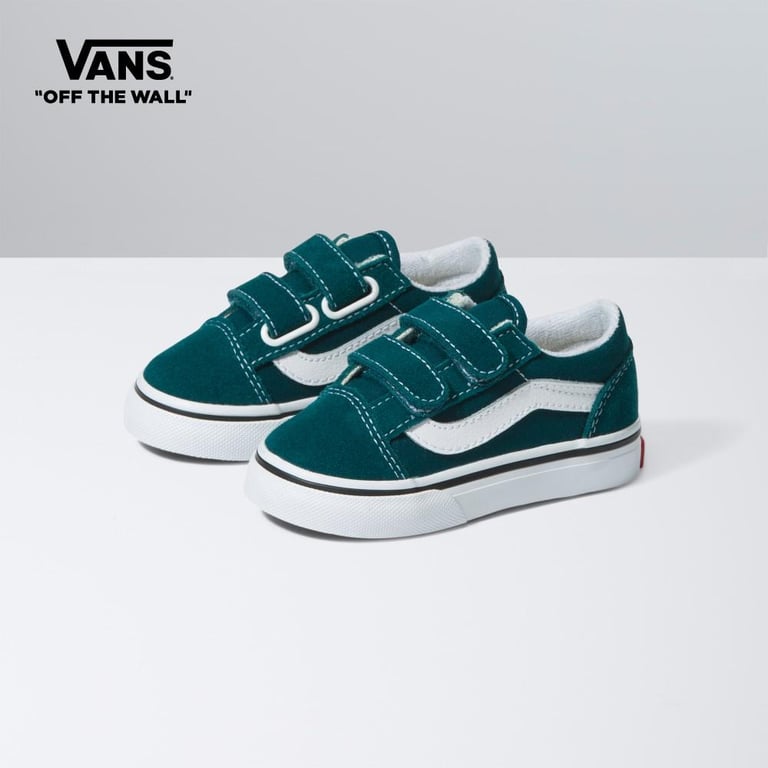 Vans Color Theory Toddler Old Skool V Sneakers Toddler (US Size) BLUE VN0A4VJJ60Q1