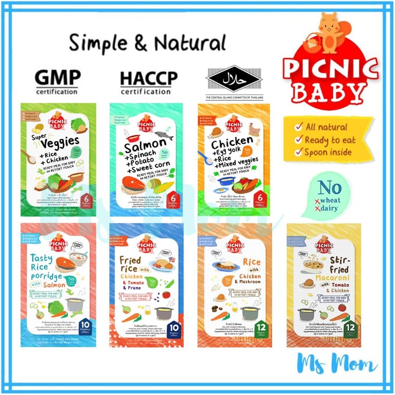 Picnic Baby - Ready to Eat Baby Food (Halal Certified)