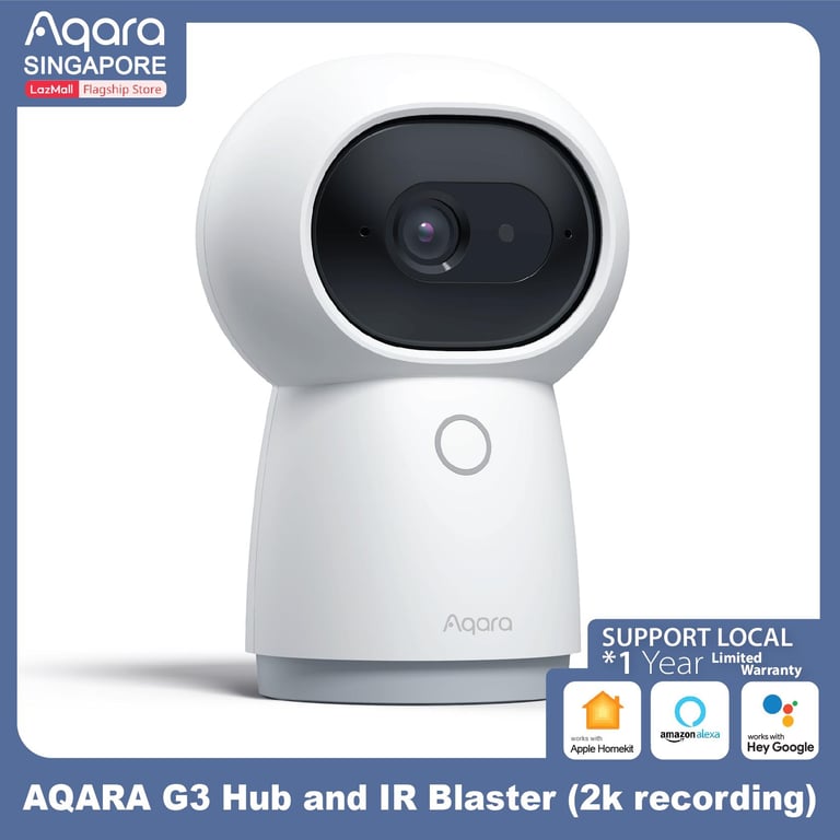 AQARA G3 Smart Camera Hub with IR Blaster (local set)