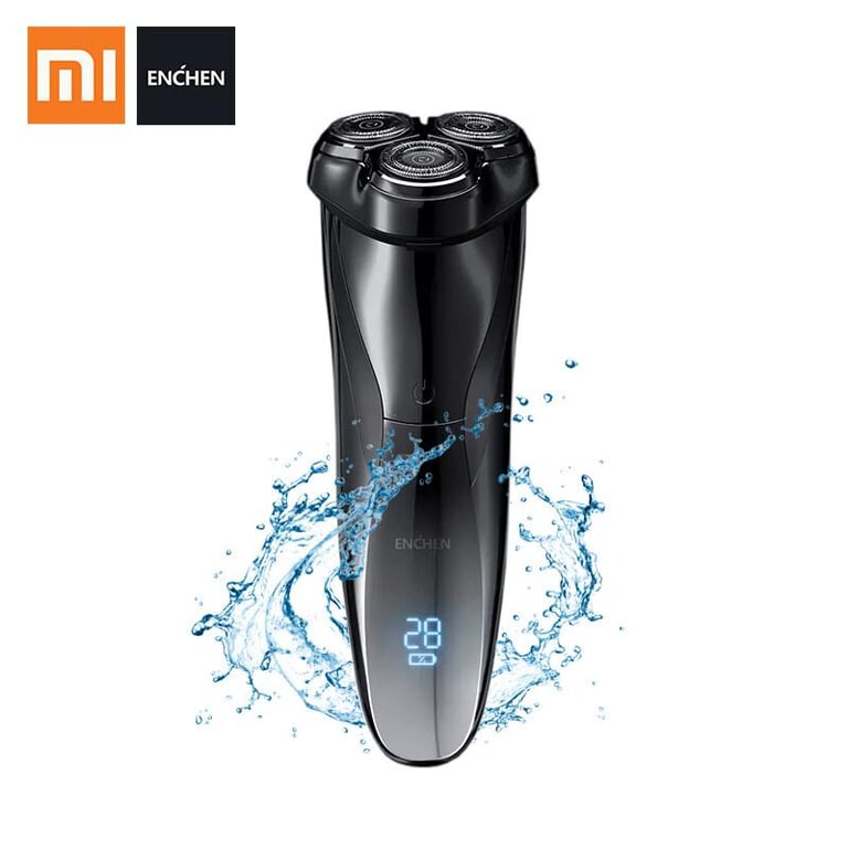 Original Xiaomi Enchen BlackStone3 3D Electric Shaver for Men Body Washable Shavers Rechargeable Flex Razor New Xiaomi Razor